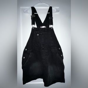Black denim overalls. Size XL. Brand NOBO 100% cotton.